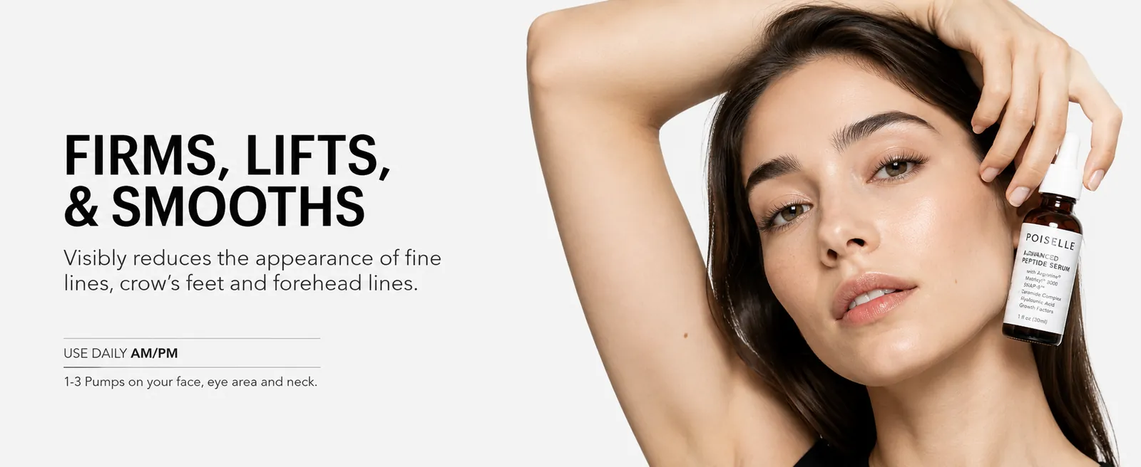 POISELLE serum firms, lifts and smooths