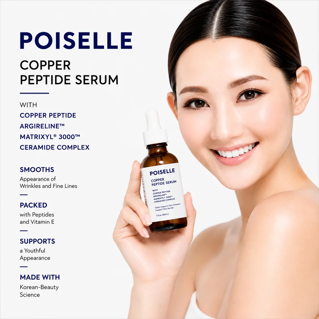 Copper Peptide Multi-Peptide Face Serum with GHK-Cu, Matrixyl 3000™ & Argireline® image 5